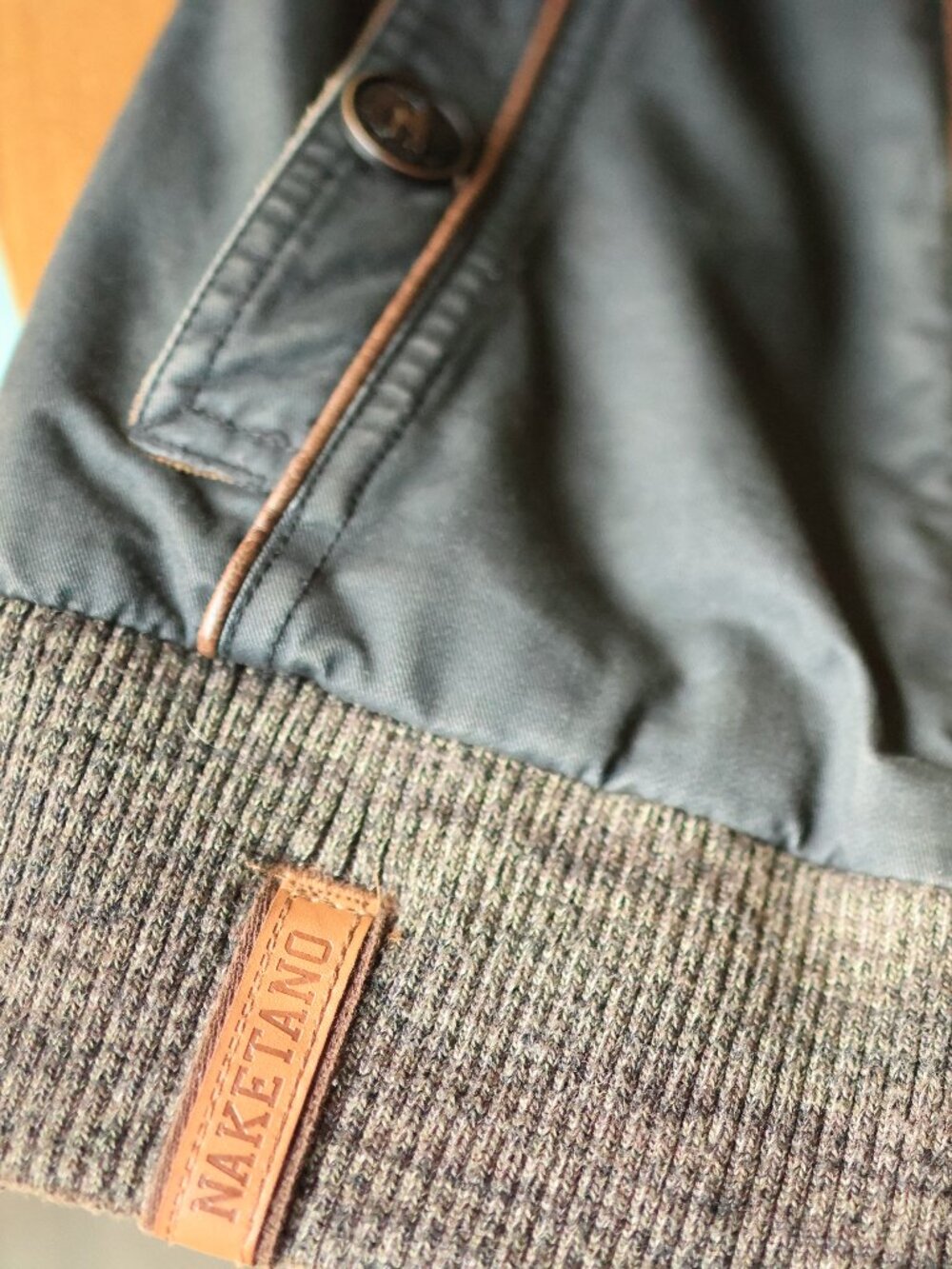 Very Rare Naketano Jacket Sz S Grey Asymetric Zip Like New - Picture 5 of 15
